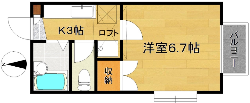 コーポ星 間取り