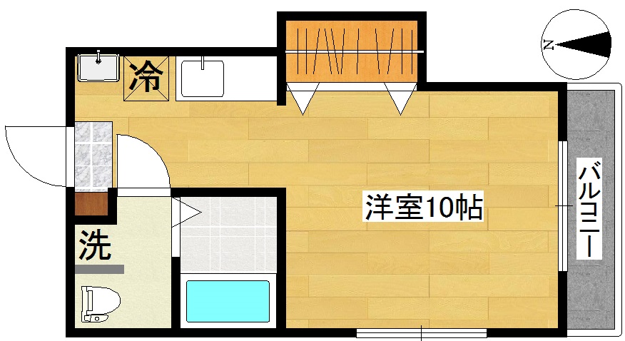 ジュンハイツ大和Ⅱ 間取り
