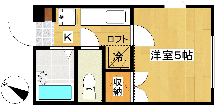 コーポ向山 間取り