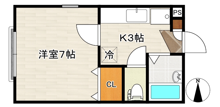 ポーロニア上杉Ⅱ 間取り