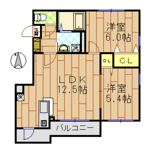 BrioTeracce仙台落合B 間取り