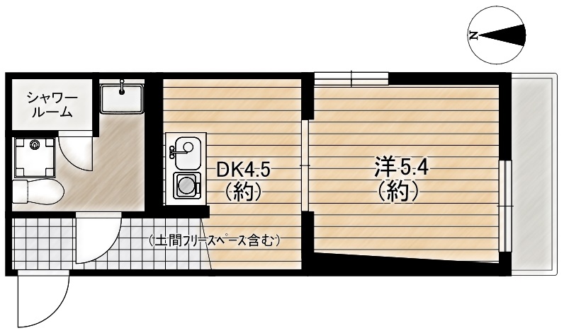 ROOMS（防音ルーム） 間取り