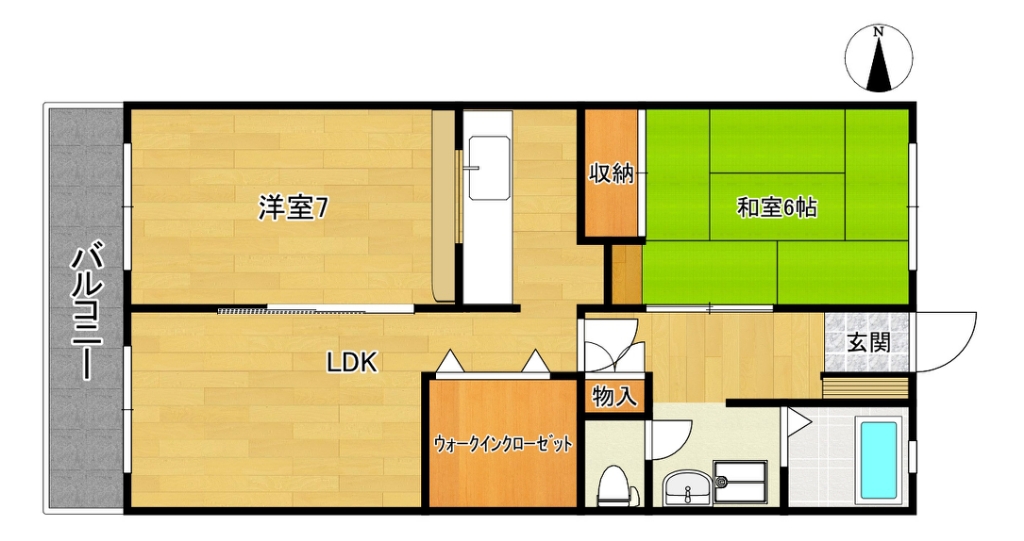 光明コーポ 間取り