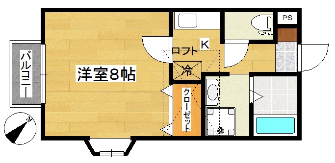 サンライズ小松島 間取り