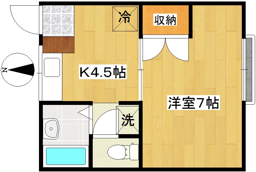 イーストパーツリッチ 間取り