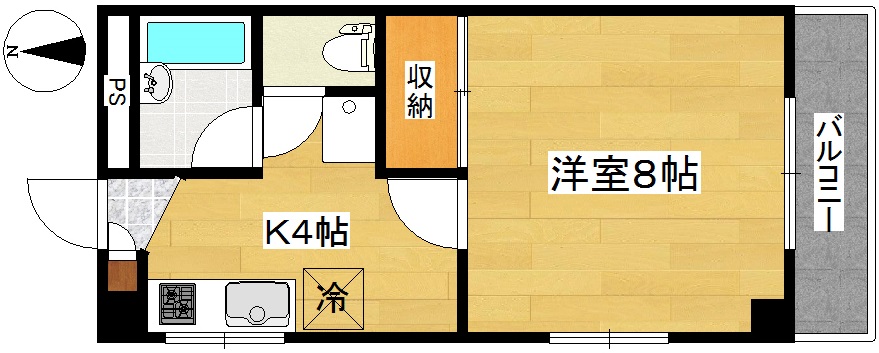 サンプラザ宮千代 間取り