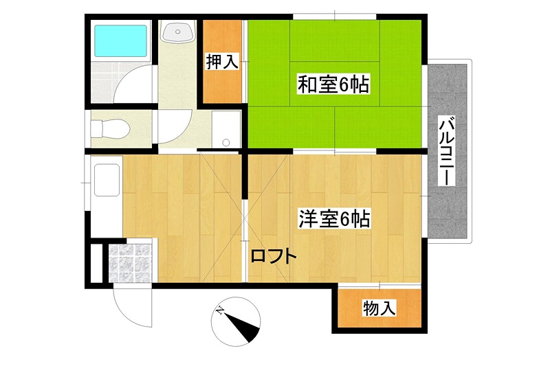 エクセルハイツ 間取り