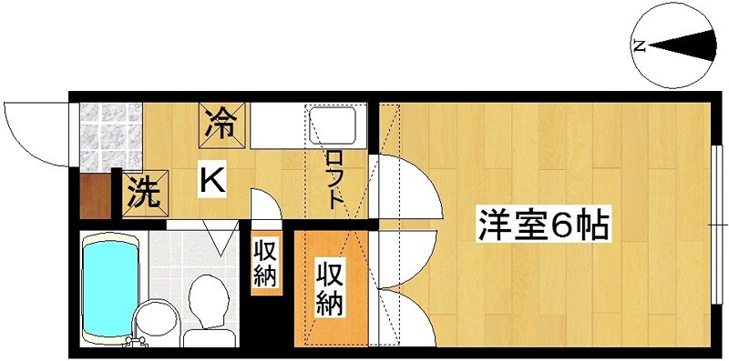 アップルハウス上余田 間取り