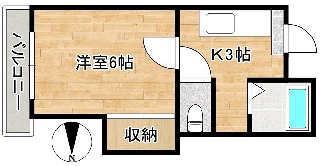 A1長町Ⅱ 間取り